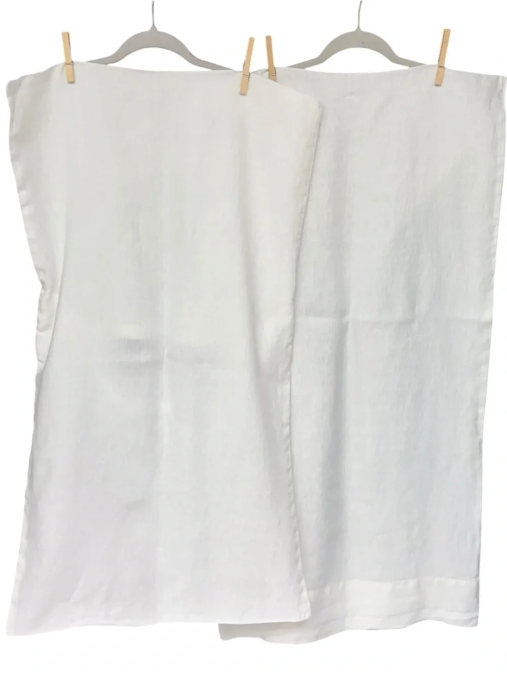 Quince White 100% Linen King Pillow Sham & Pillowcase Set